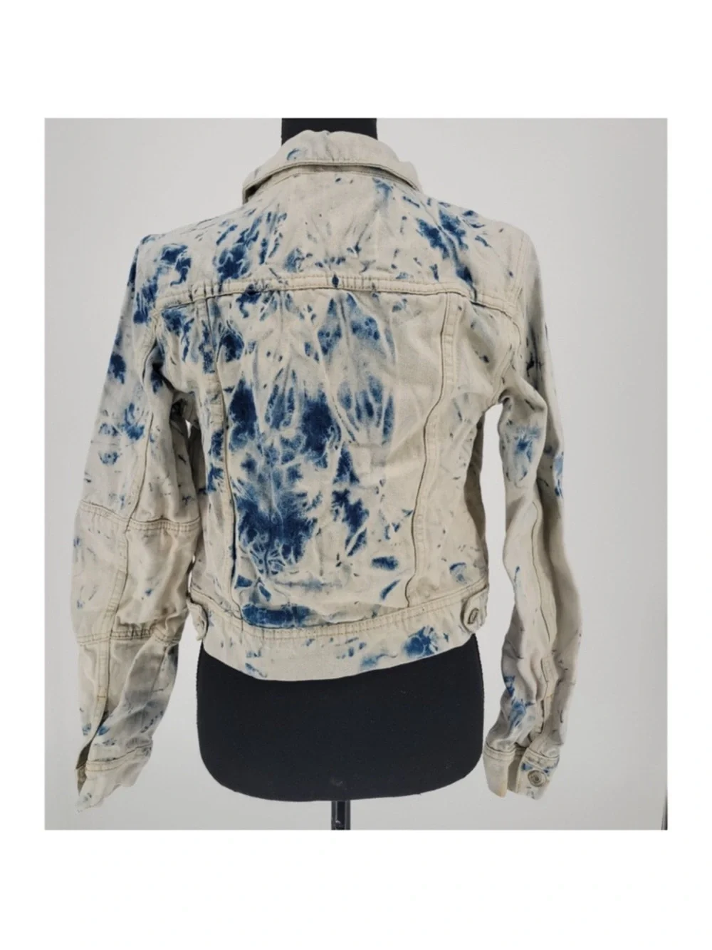 Free People, Rumors Denim Jacket, Jones Tie Dye Blue, XS, NWOT! - Picture 5 of 6